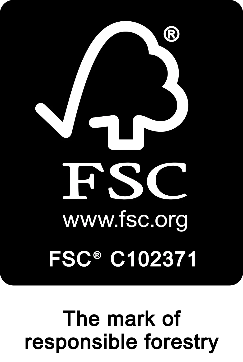 FSC — the mark of responsible forestry